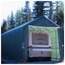Inexpensive Instant RV Garage 
