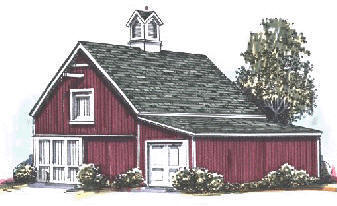 Pole Barn Plans with Loft