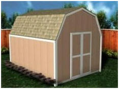 12'x20' All-Purpose Gambrel Roof Shed Plans