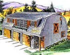 Gambrel Roof Garage with an Apartment Upstairs