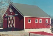 Red Timberframe Barn