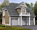 Carriage House Style Garage with Full Loft Apartment