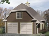 Garage or Hobby Shop with Storage Loft