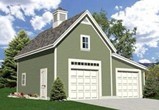 Free Two-Car Detached Garage Plans
