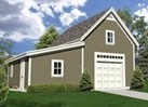 Garage with Add-On Workshop