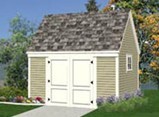 All-Purpose Storage Shed with Loft