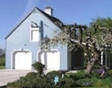 Pole-Frame Country Garage with Carport and Loft