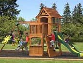 Kid's Cedar Play Set