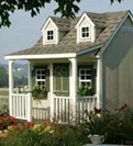 Child's Playhouse With Front Porch