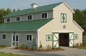 Horse Barn with Monitor Roof