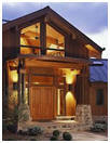 Cedar Home Entry Portico