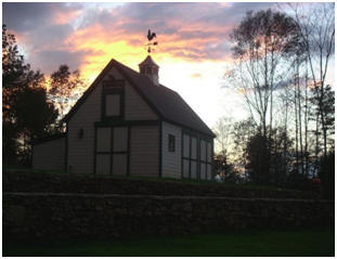 An Alabama Barn at Sunset - Here's architect Don Berg's Woodbury Barn for two cars or tractors, with a workshop and loft. Inexpensive building plans can be purchased at BackroadHome.net