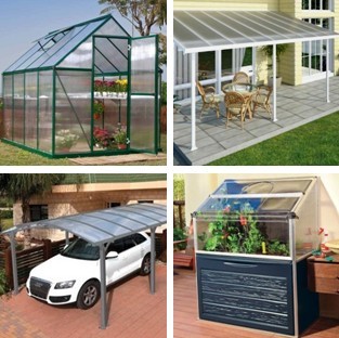 Palram's Durable Polycarbonate Greenhouses, Cold Frames, Patio Shelters and Carports on Sale at Amazon.com