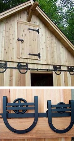 Barn Door Hardware - Find old-time, flat-track barn door rollers and track and matching, heavy-duty hinges at Rockler.com