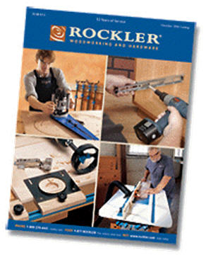 Order Rockler's free catalog for all woodworking plan, supply and tool needs.