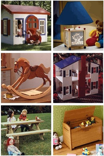 Create Something Great for that Special Kid - Get DIY plans for children's furniture and wooden toys at WoodStore.com